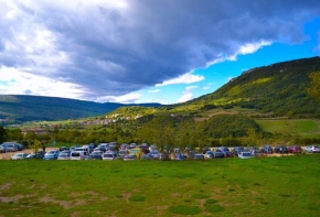 Parking en zone de moyenne montagne